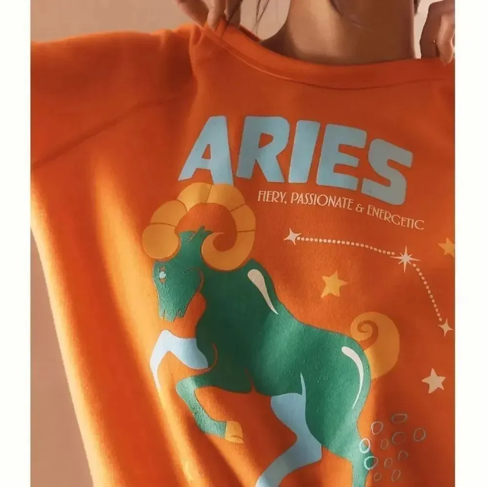 Midnight Rider The Carolita Zodiac Sweatshirt Aries